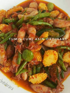 Foto resep Tumis Cumi Asin Ordinary