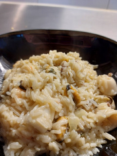 Una foto de Risotto frutti di mare 🦑🦐