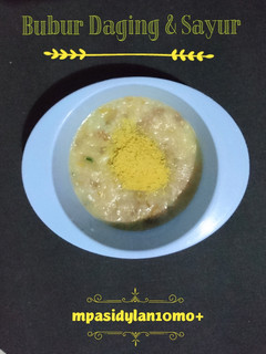 Foto resep MPASI 10mo+, Bubur Daging & Sayur