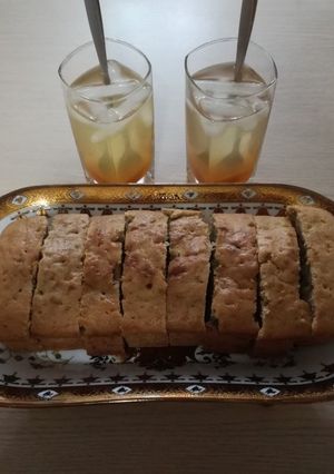 عکسی از دستور کیک سیب و دارچین