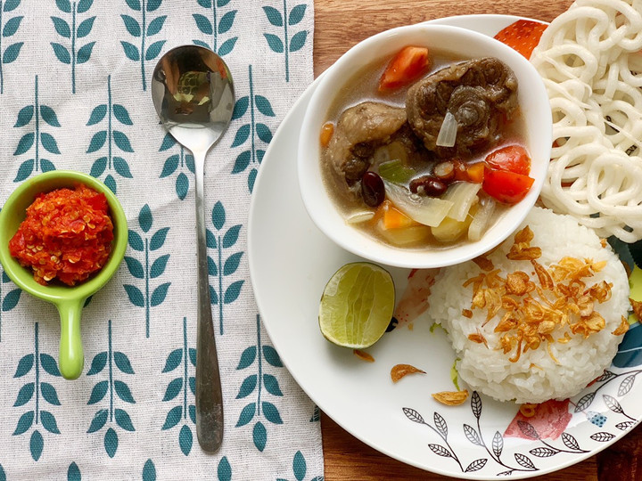 Cara Gampang Membuat Sup Buntut Roemahan rasa Restoran, Lezat