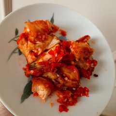 Ayam penyet sambal terasi রেসিপির প্রধান ছবি