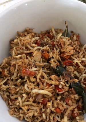 Foto resep Teri garing pedas
