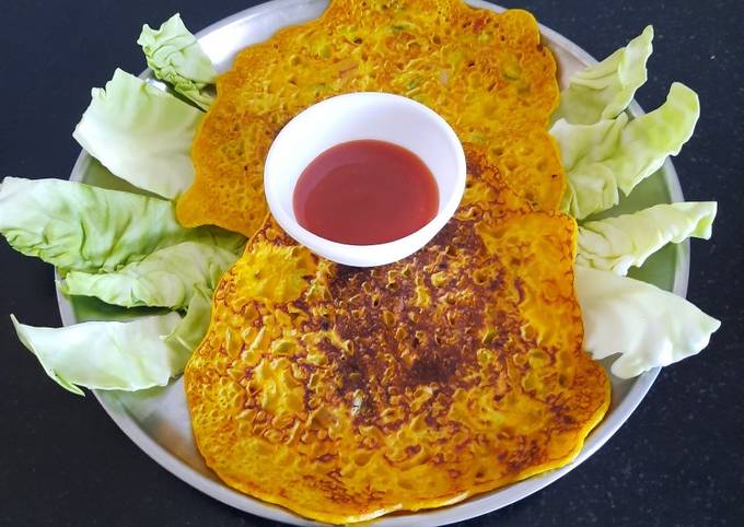 Recipe of Ultimate Cabbage omelette eggless - Trying New Recipes