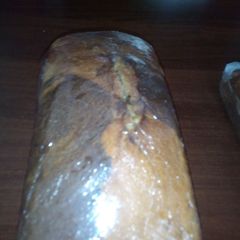 A picture of Marble cake#authormarathon.