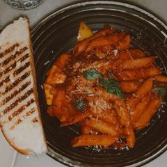 A picture of Tomatoes Chilli Pasta.