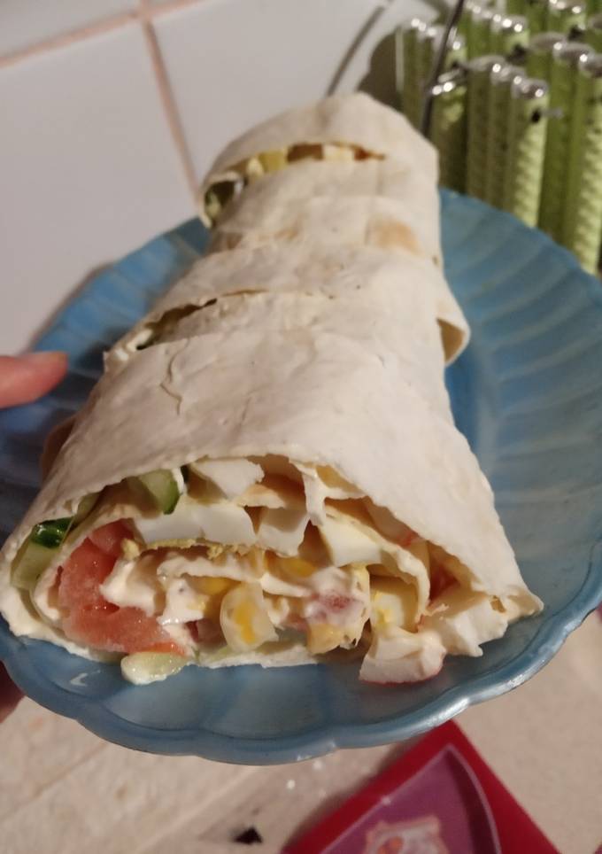 Салат в лаваші🥗