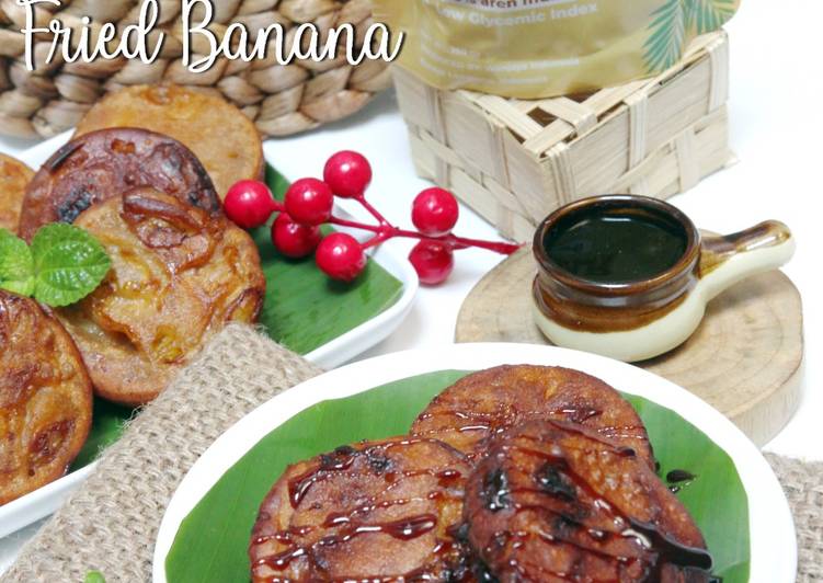 Cara Menghidangkan Pisang goreng palm sugar Kekinian