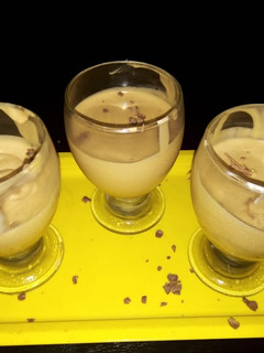 Una foto de Mousse de chocolate