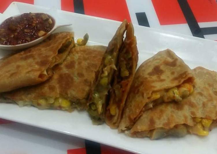 Recipe: Appetizing Pizza Paratha