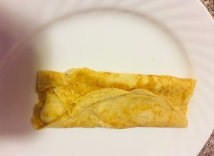 Una foto de Crepes de avena y manzana BLW