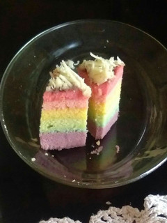 Foto resep Rainbow cake kukus