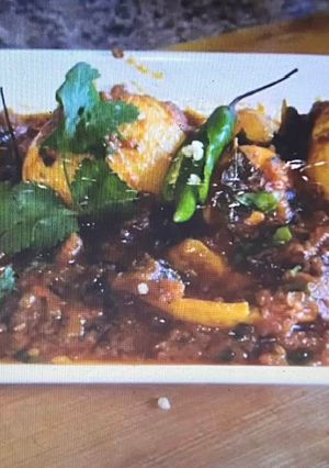 A picture of Street style egg masala.