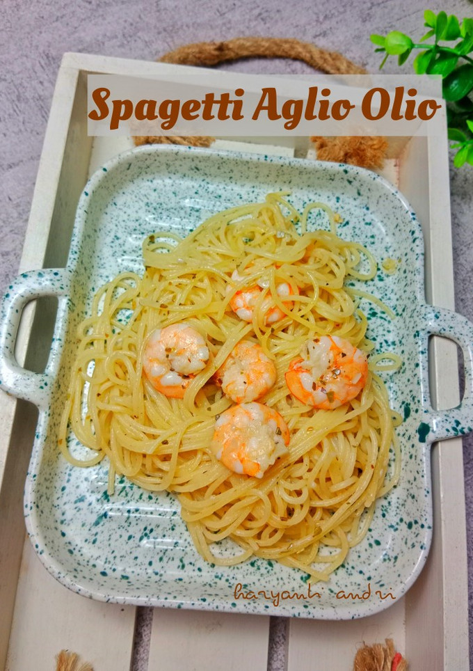 Foto resep Spagetti Aglio Olio