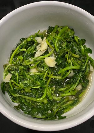 Foto resep Selada air cah bawang putih