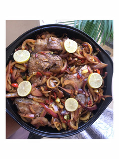 A picture of Oven-grilled Fish.
