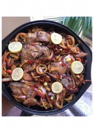 A picture of Oven-grilled Fish.