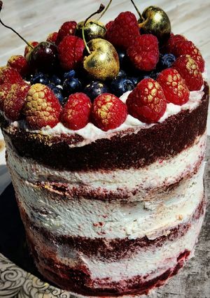 Une photo de Red velvet au monsieur cuisine ou sans