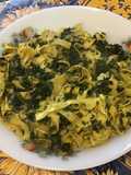 Tagliatelles citron/chia à l'ail et persil
