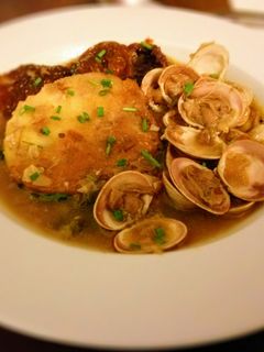 Una foto de Merluza en salsa con almejas (Crock Pot)