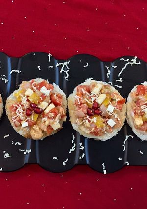 A picture of Insalata al Forno(a light Italian Starter served with toasted bread).
