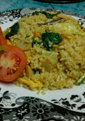 Foto resep Nasi goreng spesial ikan asin