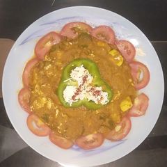 Paneer capsicum masala A picture of Paneer capsicum masala.