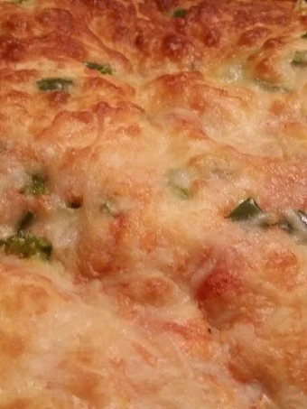 Easy Steps to Prepare Pork Enchilada Pie w/ Cheddar-Corn Muffin Crust which Delicious