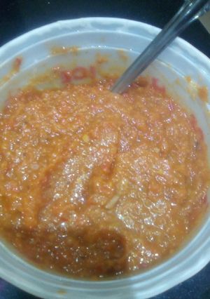 A picture of Capsicum sauce.