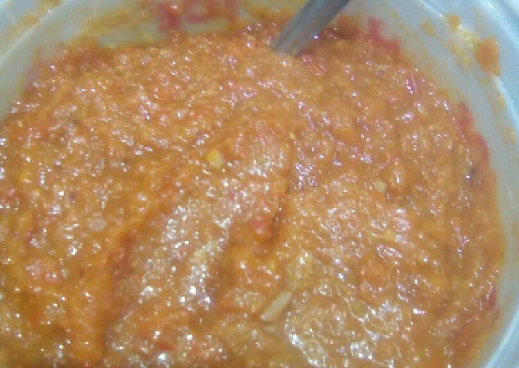 Recipe of Homemade Capsicum sauce