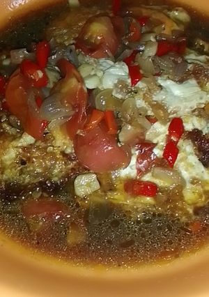 Foto resep Telur ceplok masak kecap