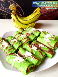 Foto resep Dadar Gulung Piscok (Pisang Ambon)