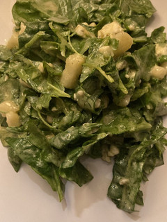 Una foto de Ensalada de rúcula, pera y queso azul (Rev.)