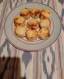 Volovanes rellenos de Gambas