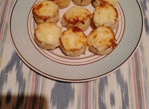 Una foto de Volovanes rellenos de Gambas