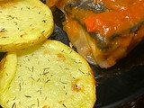 “Bacalao” vegano con pisto