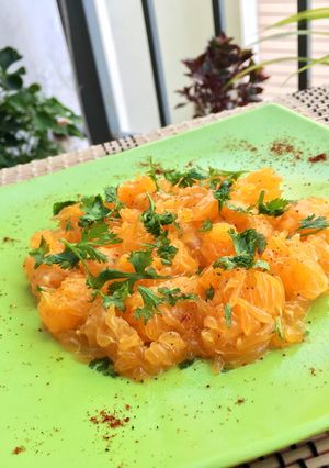 A picture of Orange Salad.