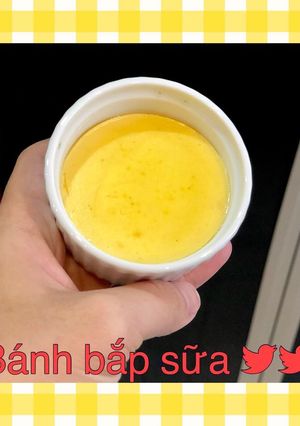 Hình của món Bánh flan ngô.