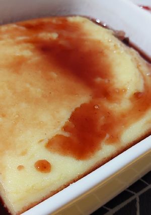 Una foto de Sémola con Leche y Caramelo de Vino 🍷