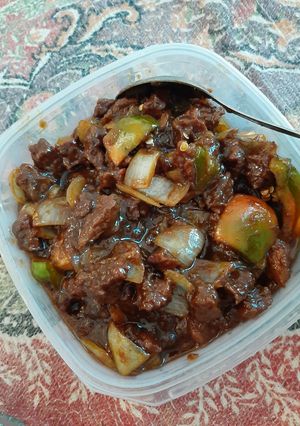 Foto resep Daging sapi saus teriyaki
