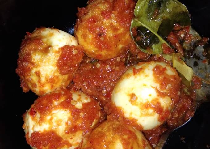 Resep Telur balado yang Bisa Manjain Lidah