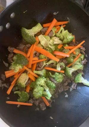 Una foto de Salteado de verduras