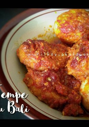 Foto resep Telor Tempe Bumbu Bali