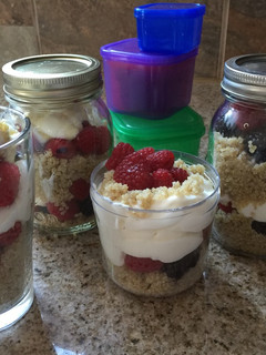 A picture of Quinoa parfait.