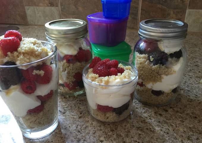 Recipe of Super Quick Homemade Quinoa parfait