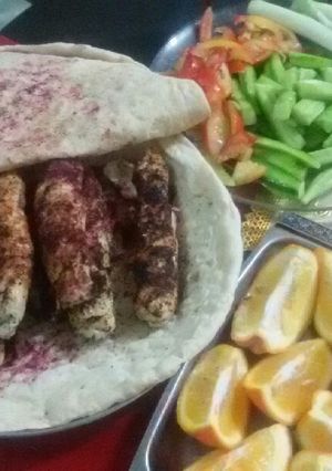 صورة لوصفة كباب دجاج