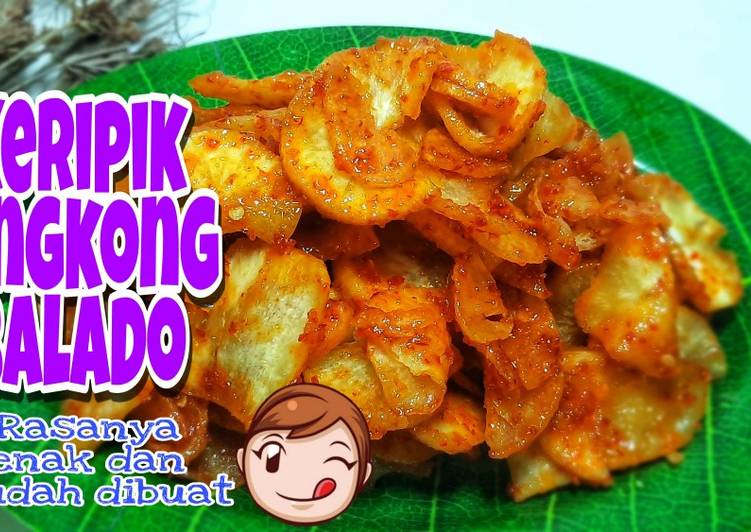 Resep Unik Keripik Singkong Balado Yummy Mantul