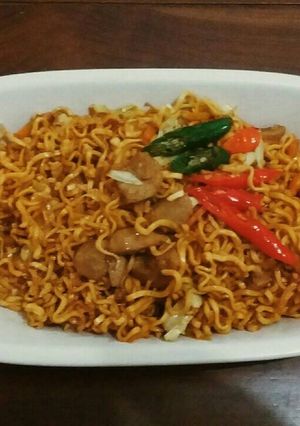 Foto resep Bakmi Goreng + Bakso Simple