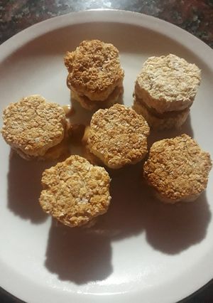 Una foto de Alfajorcitos de avena y coco