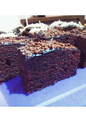 Foto resep Moist Eggless Steamed Brownies